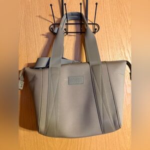 Dagne Dover Landon Tote Bag Duffle Small Khaki
